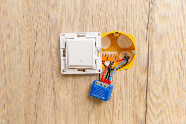 Shelly 1 Mini Gen4 - Kompakter Multiprotokoll-Schaltaktor, WLAN, Zigbee, Matter, BT